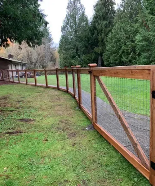 Hobby Farm Fence Installation in Snoqualmie 